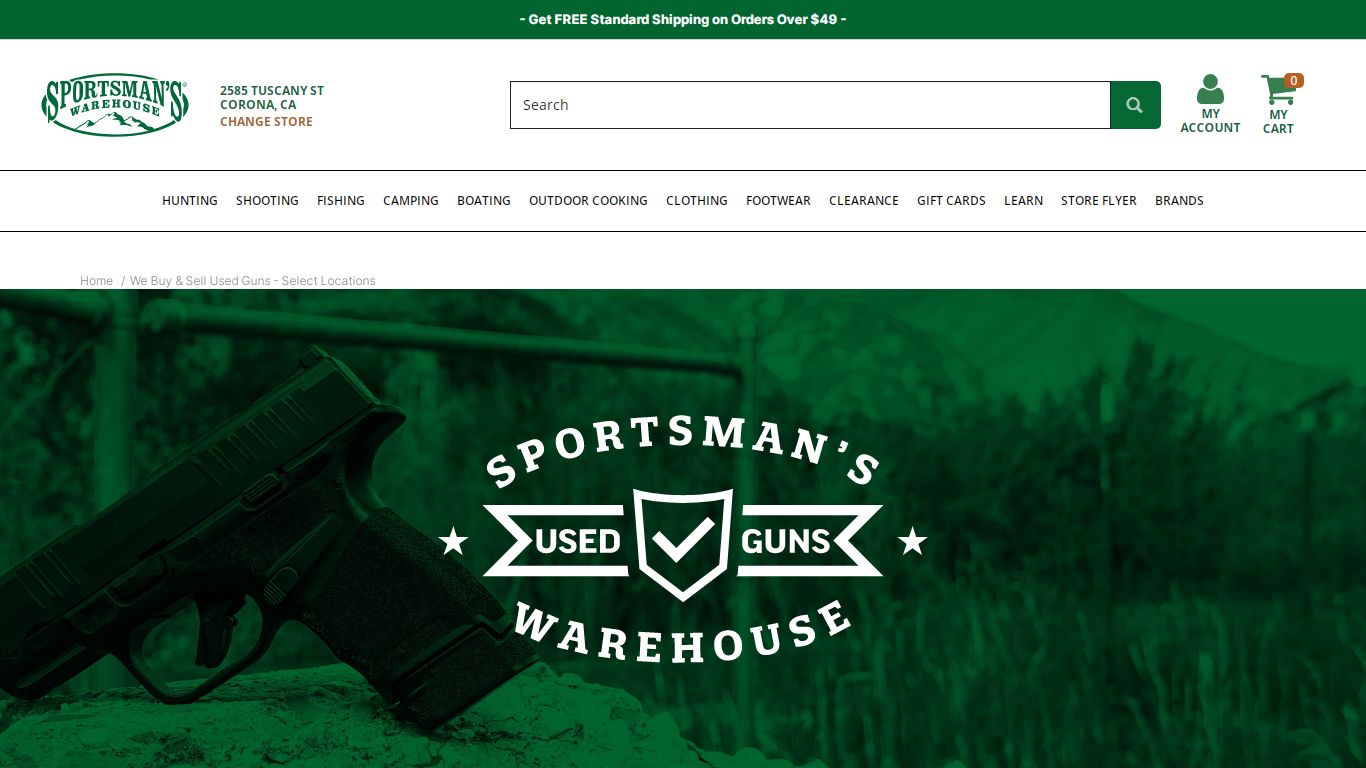 We Buy & Sell Used Guns - Select Locations - Sportsman's