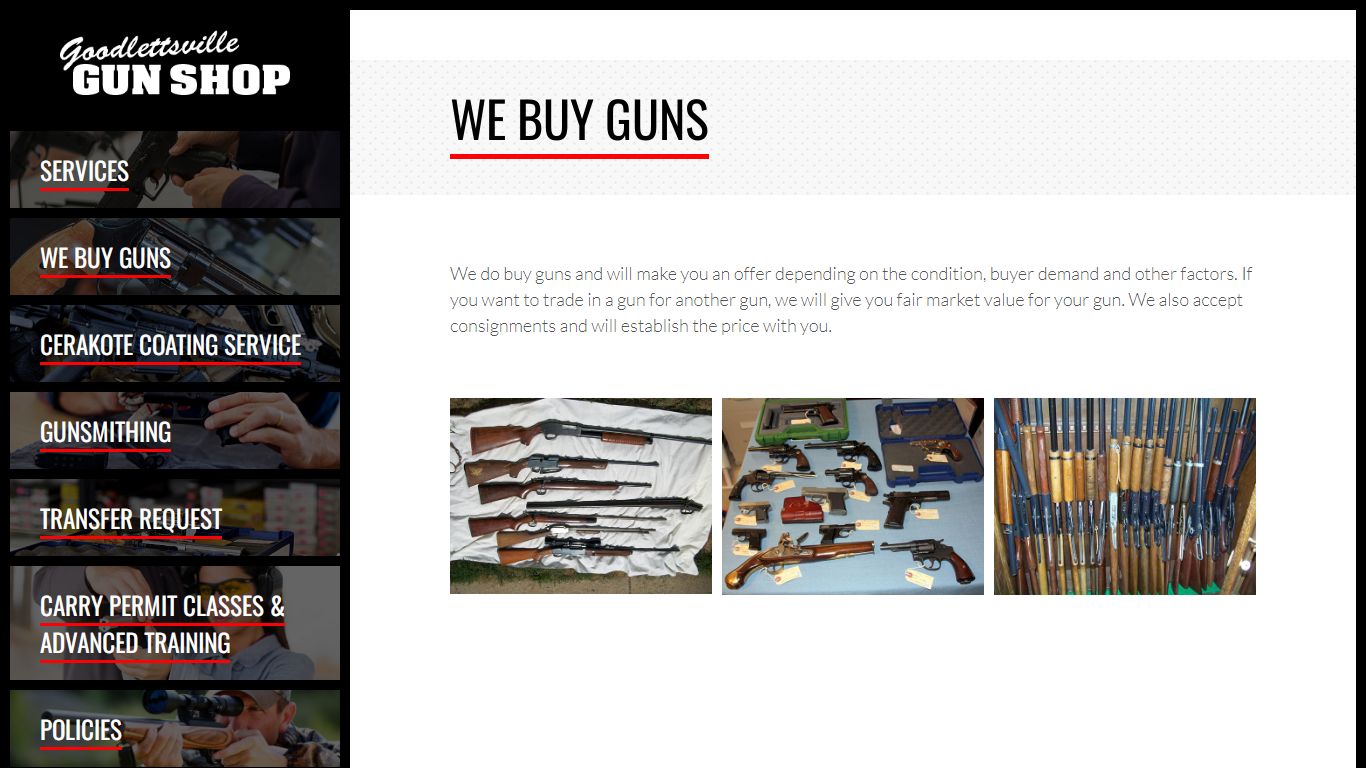 We Buy Guns - Goodlettsville Gun Shop